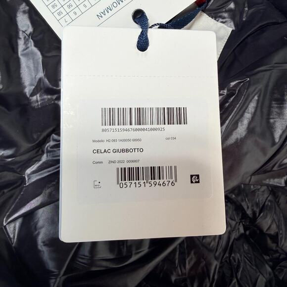 Moncler Designer Jacket Black Hooded Puffer Insulated Fur Size Unisex Large NEW - Picture 8 of 16